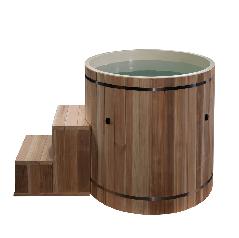 Golden Designs Dynamic Cold Therapy PVC Barrel Cold Plunge